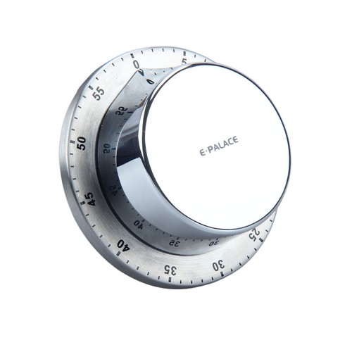 Kitchen Timer 60 Minute TimerMagnetic Loud AlarmMechanical Stainless Steel Co