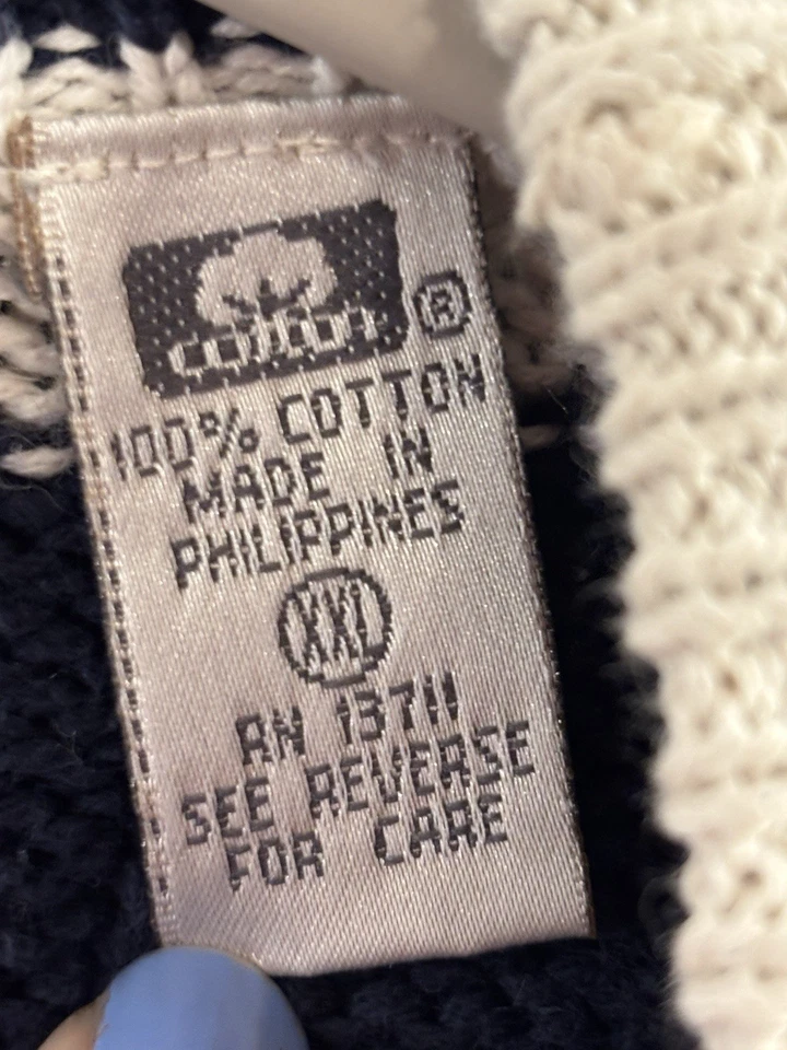 Suéter Pullover Para Hombre Grueso Tejido con Cable Capas Perfectas Años 90 Clásico XXL De Colección Foto 4 de 4