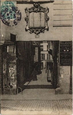 CPA PARIS 3e - Rue des Frances-Bourgeois (56861)