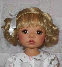 Monique KAYLA Doll Wig SIZE 12/13 GOLDEN STRAWBERRY Skin Side Part Short Curly