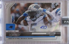 2025 Panini Instant NFL Rico Dowdle Premier Silver Signatures Auto SSP 96/99