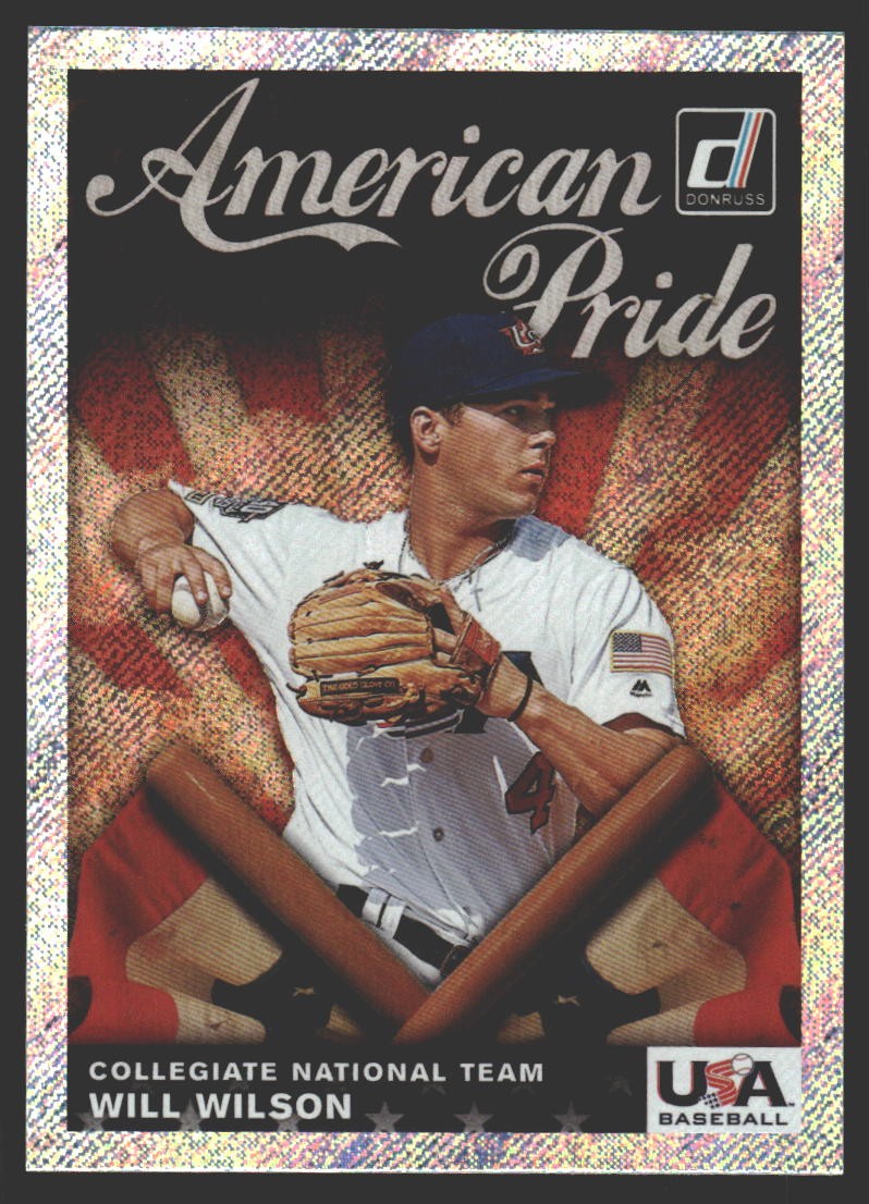 Will Wilson #AP2 2019 Donruss American Pride Rapture