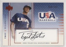 2005 USA Baseball Team Signatures Black Ink /595 Troy Tulowitzki #S-42 Auto nc6