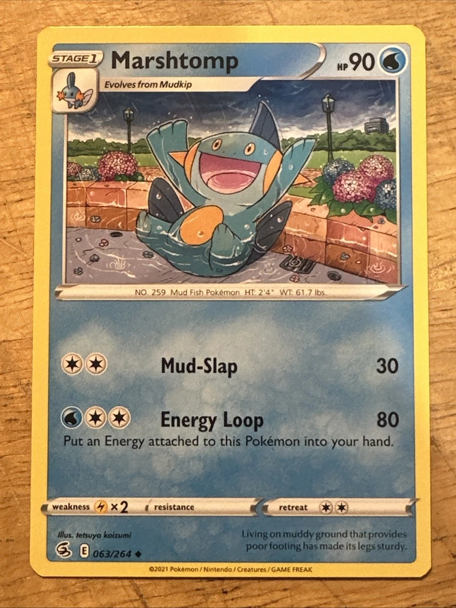 Marshtomp 063/264 Non-Holo Fusion Strike NM/M Pokemon Card