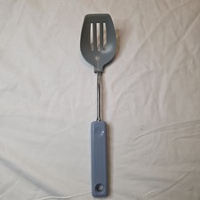 Ekco Nylon Slotted Spoon 11.25  Blue Cooking ...