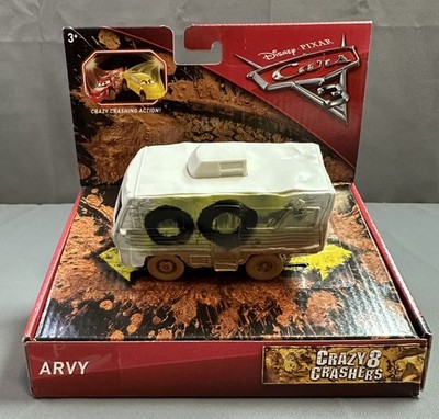 NEW Mattel - Disney Pixar Cars 3 Crazy 8 Crashers Arvy Vehicle 1:55 Scale