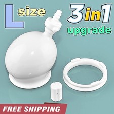 Big L size Penis Glans Chamber Upgrade set for PeniMaster Pro vacuum extender