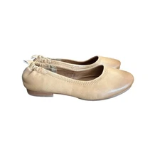 Women’s Sofft Tan Genuine Leather Ballet Flats. Size 8.5
