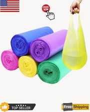 100 Counts 4 Gallon Trash Bag,Thicken Value Small Trash Bags with Handle .......
