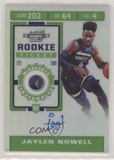 2019-20 Panini Contenders Optic Rookie Ticket Variation Jaylen Nowell Auto 0l1u