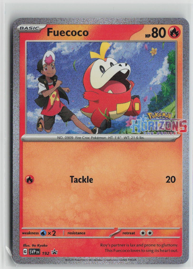 Fuecoco 192 Holo Promo Scarlet & Violet Promo Pokemon Holo Near Mint