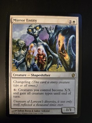 Mirror Entity NM Commander 2013 MTG FREE SHIPPING