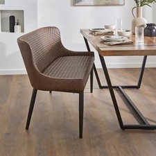 Must go this week 2/3Seater Dining Bench –Leather Brown – 133cm – Fair Condition