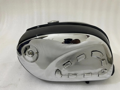 #ad #ad Honda CB77 305 SUPERHAWK 61 68 STEEL BLACK FUEL TANK CHROME SIDE PALTES Fit $418.00