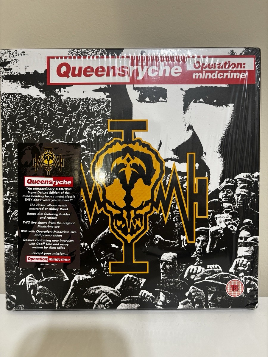 Queensryche -Operation: Mindcrime 4-CD/1-DVD Box Set 2021 RARE