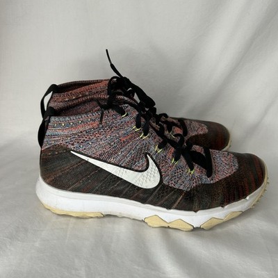 Nike Flyknit Chukka Spikeless Golf Shoes Multicolor 819009-002 - Women s Size