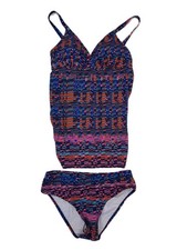 ESPRIT Maternity Damen Swimwear Set Allover Print Badeanzug Schwangerschaft M/L