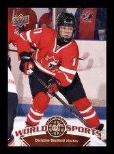168 Christine Bestland 11 Canada 2010 Upper Deck Hockey Sports Trading Card
