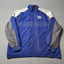 Reebok New York Giants Jacket Mens XL Blue NFL Football Sports Athleisure Adult