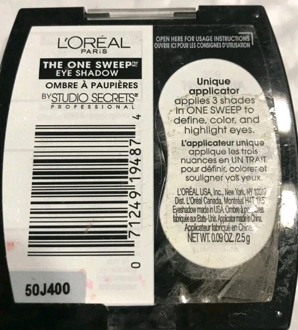LOREAL The One Sweep Eye Shadow 309 PLAYFUL FOR GREEN EYES unsealed NWOB - Image 2 of 3