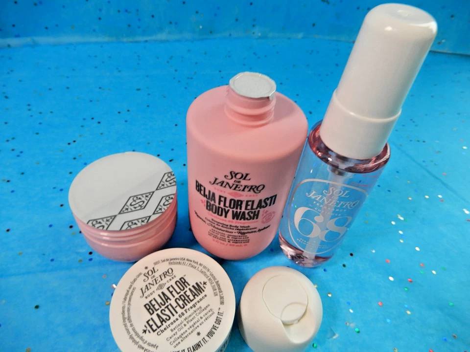 3pc Sol de Janeiro CHEIROSA 68 BEIJA FLOR Perfume Mist ~Elasti Cream ~Body Wash - Image 3 of 3