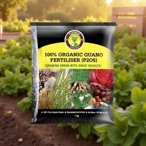 4kg Seabird Guano Fertilizer - High Phosphorus PLATINUM ORGANICS Fertiliser - Picture 1 of 6