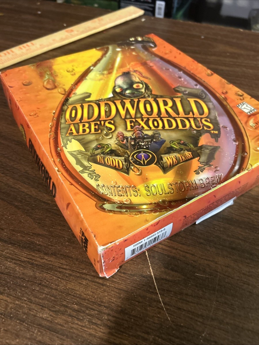 Oddworld: Abe's Exoddus (PC, 1998) Big Box GT Interactive Brand