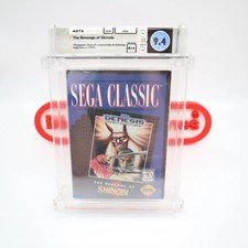 Sega Genesis THE REVENGE OF SHINOBI- WATA GRADED 9.4 A++! NEW & Factory Sealed!