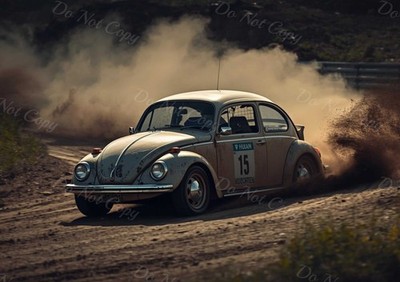 Volkswagen Beetle A4 Photo - Vintage Automotive Art -032