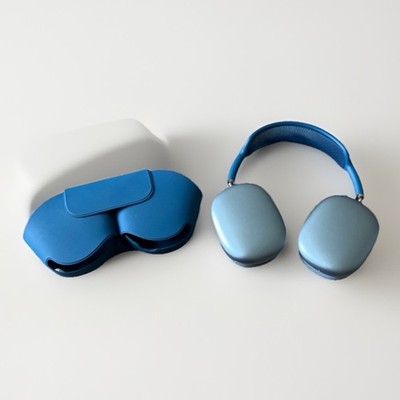 Apple AirPods Max USB-C Blue w/Box/Charger/Smart Case - Excellent Condition