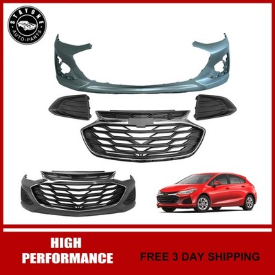 For 2019 2020 2021 Chevy Cruze New Front Bumper Cover Set Without Sensor Holes
