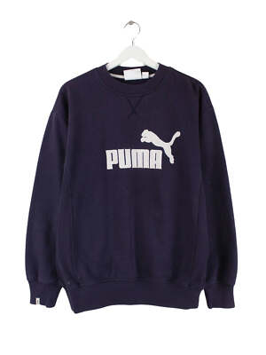 Puma 00s Embroidered Sweater Blau L Herren