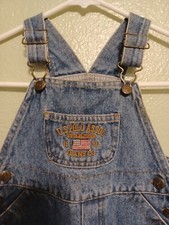 Toddler/kids U.S. Polo Assn Blue Overalls pants Size 24 Months used As-Is