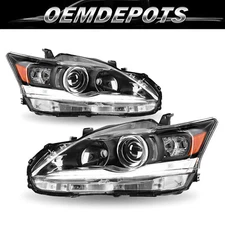 Headlights Assembly For 2011-2017 Lexus CT200h L+R Pairs Halogen