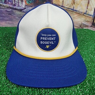 Puma *Only You Can Prevent Bogeys'' Snapback Cap Hat New (H3)