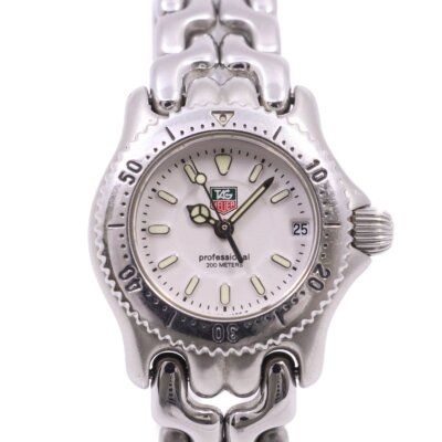 TAG HEUE タグホイヤー WG1412-0 TAG HEUER WG1412-0 Watch 200M 23mm White Dial Silver SS