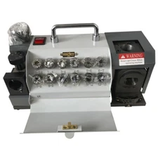220V Drill Bits Sharpener 2mm to 13mm Capacity Drill Grinder Machine 90° ~ 145°