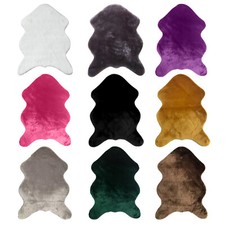 Large Faux Fur Sheepskin Rug Fluffy Mat Room Sofa Bed Hairy Shaggy Floor Carpet