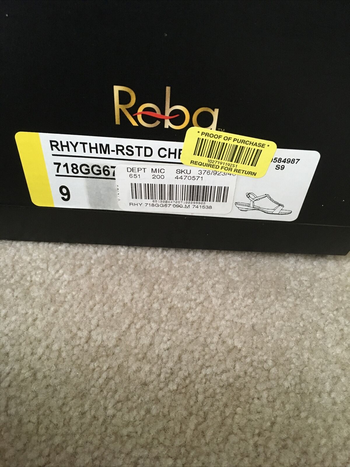 Reba Rhythm Chestnut Sandals  SIZE 9/10. - image 5