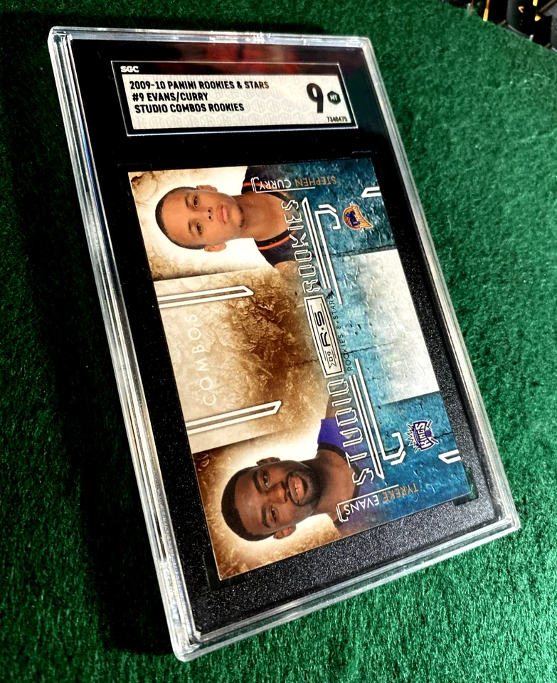 SGC 9 Panini Rookies & Stars #9 RC Step Curry Combos Golden State Worriors NBA Foto 2 de 4