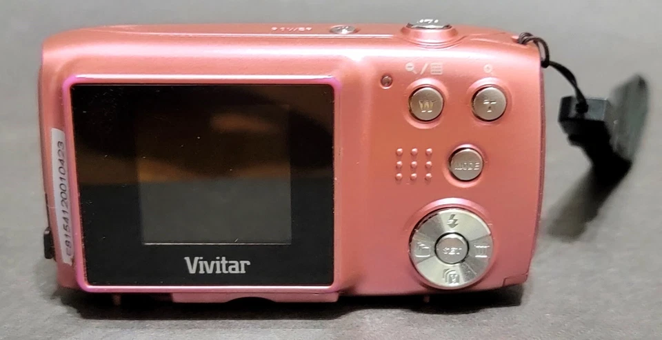 Vivitar Vivicam 5118 5.1 MP Digital Camera f=5.1mm F2.8 Pink - Image 2 of 4