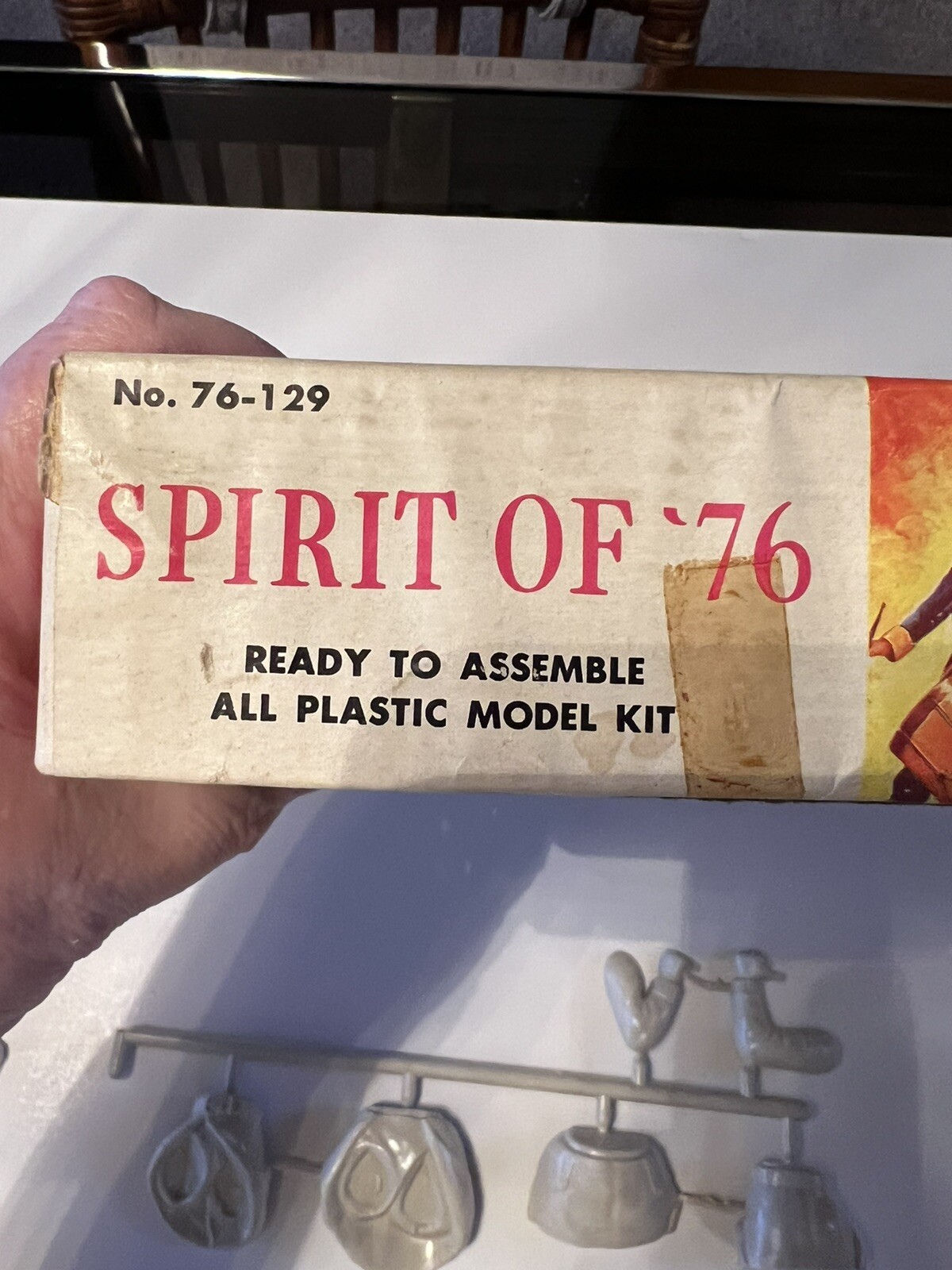 Vintage Palmer Plastics, Inc. ‘SPIRIT OF ‘76’ 1/12 Scale Plastic Model