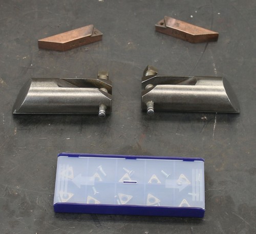 Ammco Slides & Negative Rake Carbide Bit Holders w/ 10pk of NEW Bits Brake Lathe