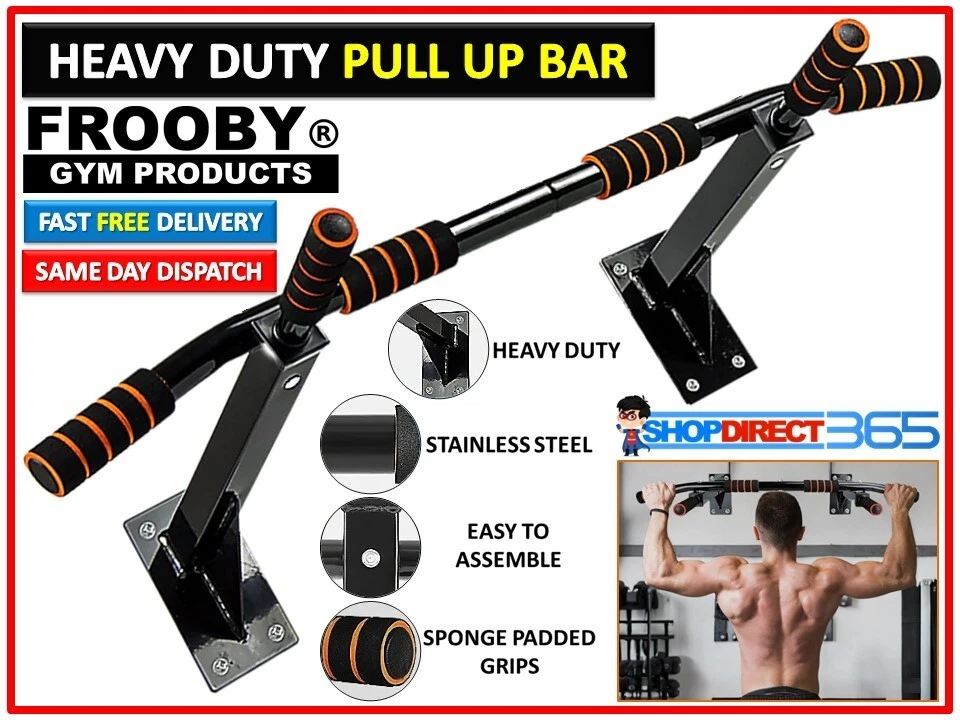 FROOBY Klimmzugstange Wandmontage Schwerlast Klimmzugstation Outdoor Home Fitness 36-14