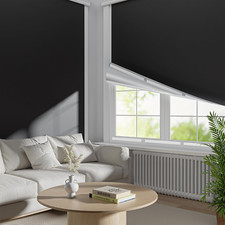 Cortinas opacas port tiles de 24  x 36  , 100  opacas para ventanas