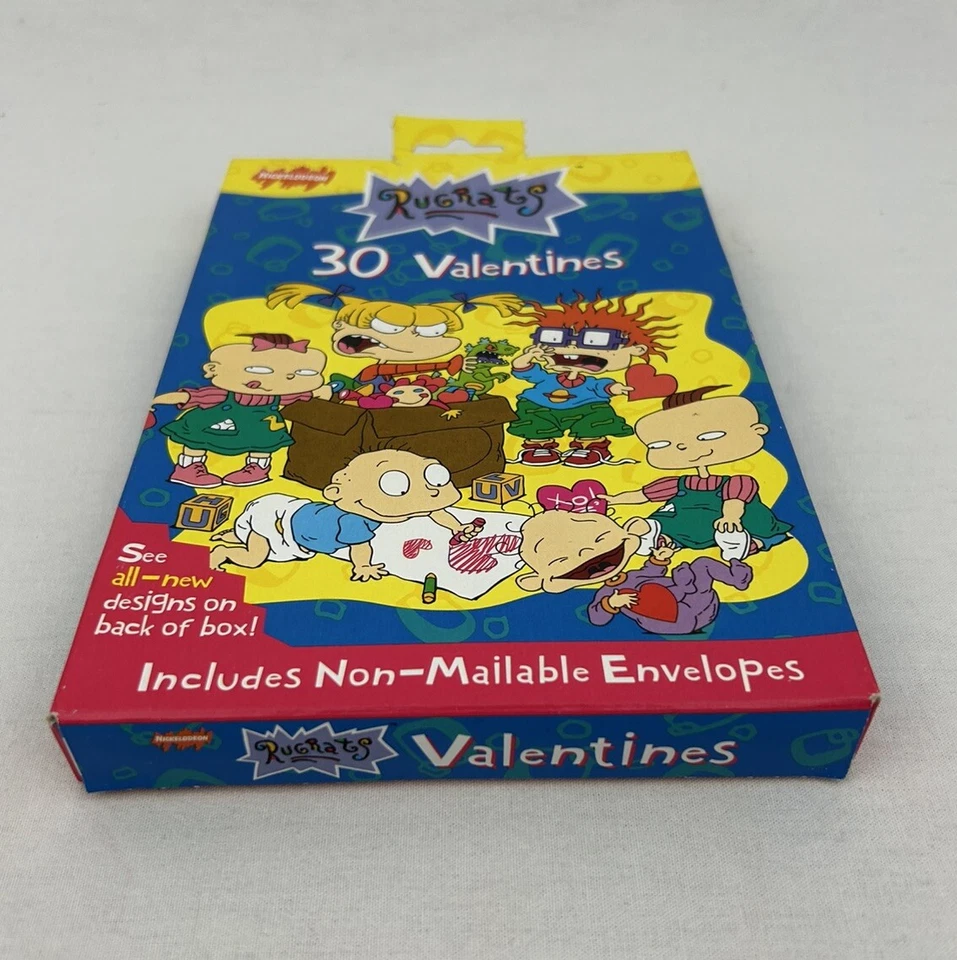 Rugrats Valentines 30 Classroom Exchange Card 10 Designs 1999 NEW - Image 4 of 4