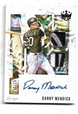 2020 Diamond Kings-Purple Fotl-Dual Relic & Autograph RC-Danny Mendick-#11 of 15