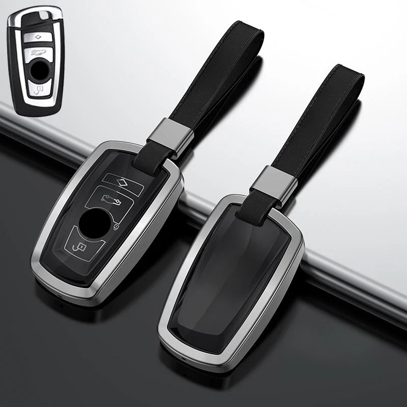 Aluminum Alloy TPU Car Key Case Cover For BMW M2 M3 M4 M5 M6 X3 X4 X5 X6 2 3 4 5 — 第 4/4 张图片