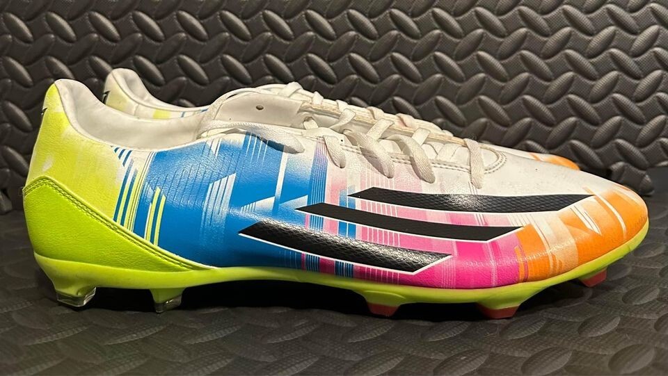 messi rainbow shoes