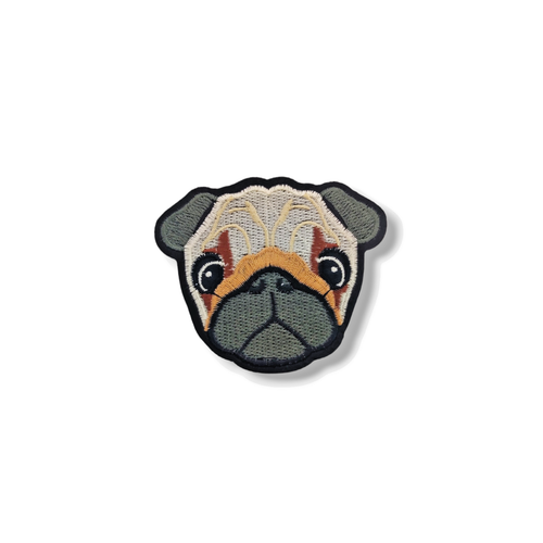 Patch Ricamata A Caldo Bulldog, Testa Di Cane, Dimensioni 8,4 X 7,6 Cm, Per Giacca, Zaino, Cappello